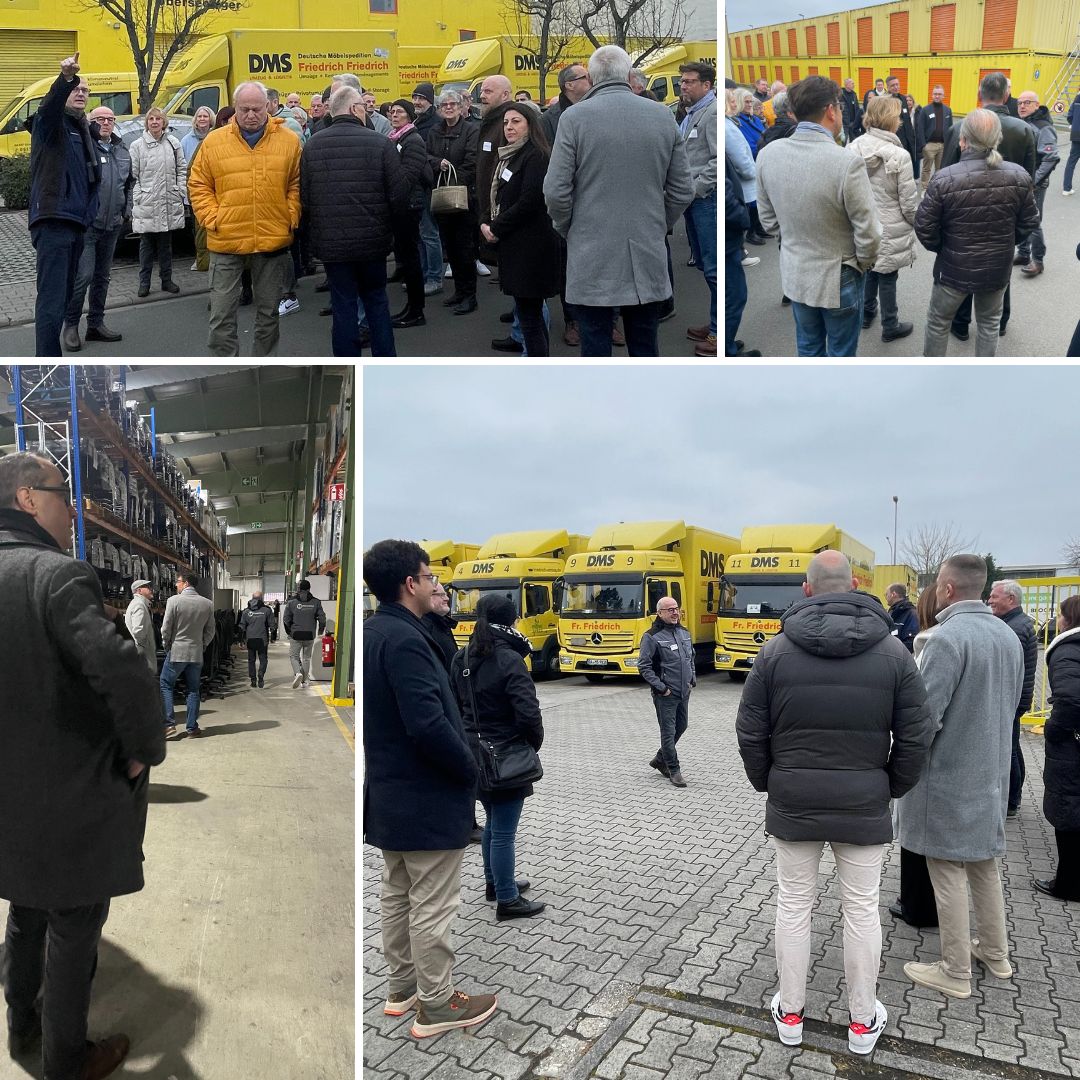 Impressionen von dem jährlichen Neujahrsempfang Griesheim: Führungs durch das Betriebsgelände